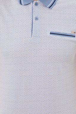 Мужская темно-синяя футболка с воротником поло - U.s. polo assn фото 6