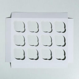 Цена за 5 шт. Коробка для капкейков «С Новым годом» 25×33×10 см