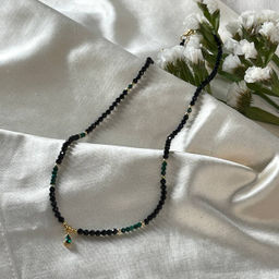 Бусы из Шпинели и Малахита