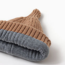 Шапка детская «Крошка Я», размер 46-48 см, бежевая