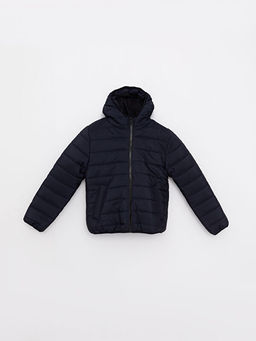 Kap??onlu Basic Erkek ?ocuk ?i?me Mont