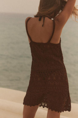 STRUCTURED KNIT MINI DRESS - Zara фото 3