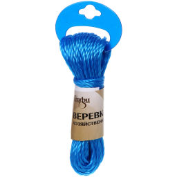 Цена за 12 шт. Веревка хозяйственная Селфи, 3 мм, 15 м, микс