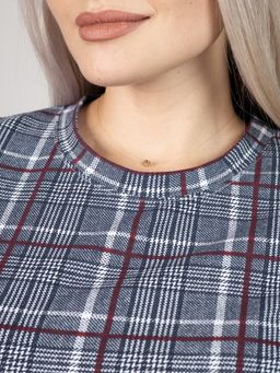 Платье женское П-139 (футер с лайкрой) Бордовая