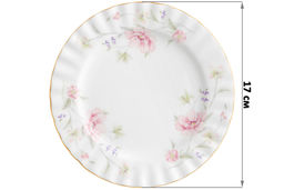 Набор тарелок для десертов 2 пр. 17*17*2 см Диана, фарфор, NEW BONE CHINA - Elan gallery фото 2