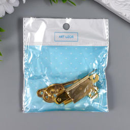 Замок для шкатулки С ключиком 5 предметов в наборе 1х5,5 см С-303 - Арт узор фото 4