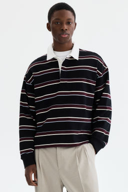 Polo de rugby Loose Fit - H&m фото 3