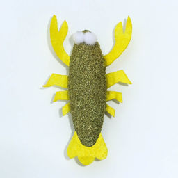 Игрушка для кошек Рак из кошачьей мяты, 7.5 х 2 см - Пушистое счастье фото 4