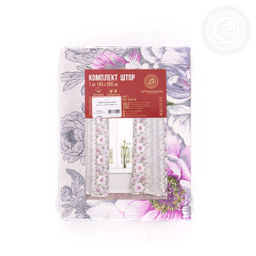 Шторы для гостиной с подхватом Элеонора 145*260/Шторы: 1 шт.- 145*260, подхваты: 1 шт. Шторы АРТ ДИЗАЙН для гостиной  фото 5