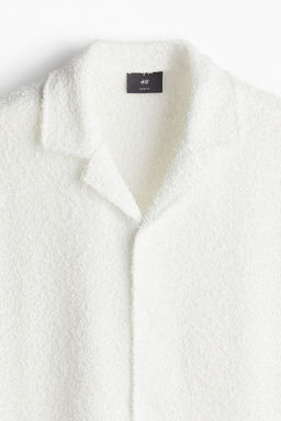Camisa resort en tejido rizado Loose Fit - H&m фото 7
