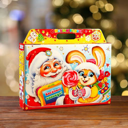 Цена за 5 шт. Подарочная коробка Пушистый кот, 31 х 6,5 х 21,5 см - Simaland фото 4