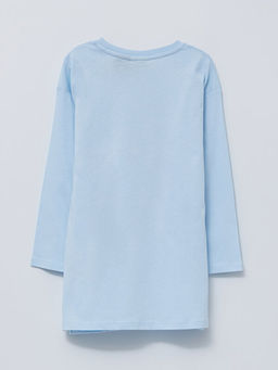 Bisiklet Yaka Mickey Mouse Bask?l? Uzun Kollu Pamuklu K?z ?ocuk Tunik - Waikiki фото 2