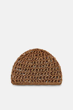 GORRO CASQUETE TRENZADO / Cobre