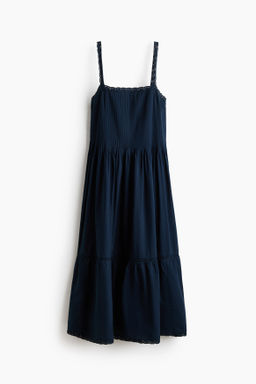 Vestido acampanado con ribetes de encaje - H&m фото 6