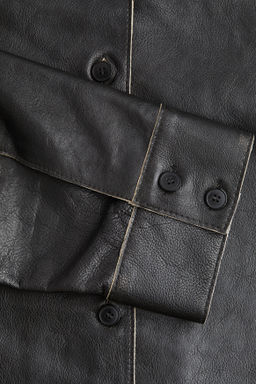 Leather jacket - H&m фото 3