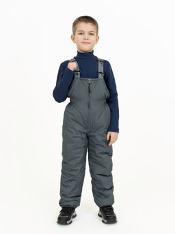 Полукомбинезон детский зимний серый