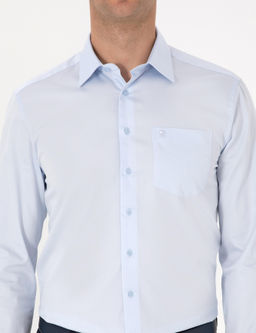 A__k Mavi Regular Fit Uzun Kollu Basic G_mlek