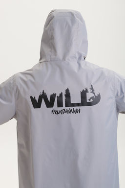 Плащ-дождевик (серый)