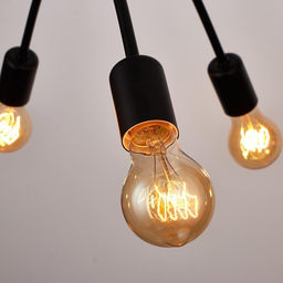 Люстра «Узел» E27 5×40 Вт черный 54×54×40 см