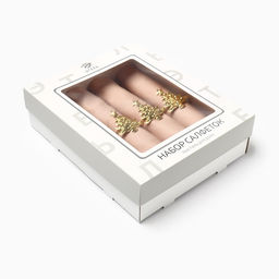 Набор салфеток сервировочных «Этель. Праздничный стол», 40×40 см - 4 шт., с декоративными кольцами, 100% хлопок