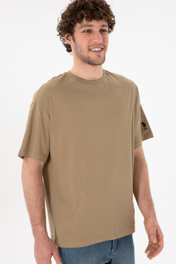 Erkek Oversize Fit Bisiklet Yaka Haki Ti__rt Sepette S_rpriz _ndirim - U.s. polo assn фото 4