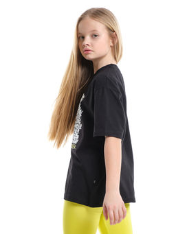 Футболка с принтом 22-9006 черный - Mini maxi фото 3