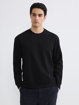 Bisiklet Yaka Erkek Sweatshirt
