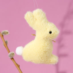 Мягкая игрушка Зайчик на подвесе, 11 см, цвет МИКС - Simaland фото 5