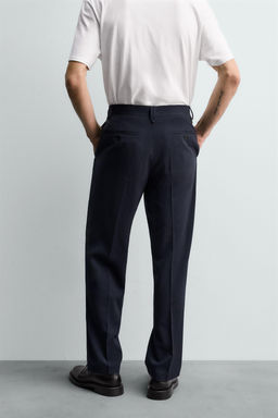 100% WOOL SUIT TROUSERS - Zara фото 3