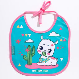 Нагрудник для кормления M&B «ТРЕНД. Лапочки» непромокаемый на завязках, МИКС