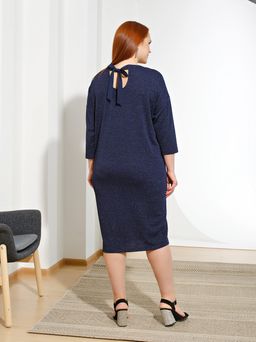 Платье 0050-3 темно-синий