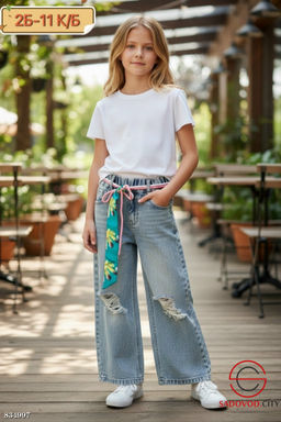 Джинсы с высокой посадкой