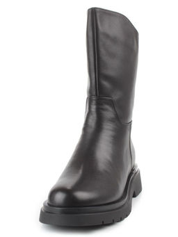 Z4228M BLACK Полусапоги зимние женские (натуральная кожа, натуральный мех) - Фабричный китай фото 8