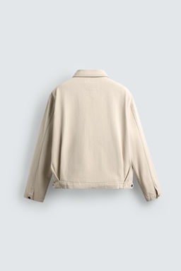 DENIM ZIP-UP JACKET