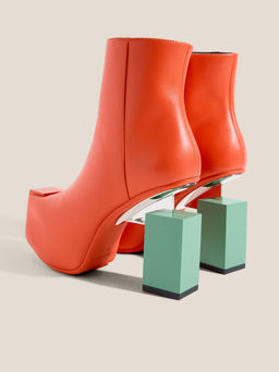 Ботильоны UNITED NUDE Cubist Bootie Артикул 4636704, светло-оранжевый