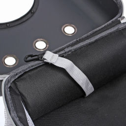 Рюкзак - переноска для животных "СТИЛЬНЫЙ БРО", цвет синий, 32*17*42/до13кг (Пакет и Лейбл)