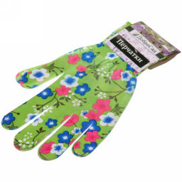 Цена за 12 шт. Перчатки нейлоновые "Лайт-Гламур" 8 р-р ДоброСад