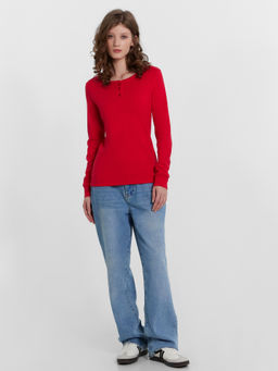 Джемпер женский красный красный 502624 - Mark formelle фото 3