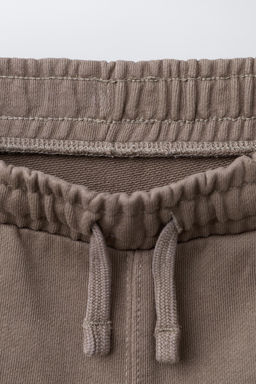 PANTAL?N FELPA BARREL TEXTO / Gris topo - Zara фото 3