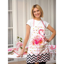 Фартук Этель "Pink flamingo" 60х65 см, 100% хлопок, саржа 190 г/м²
