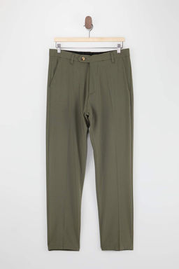 Haki Esnek Likral? Slim Fit Bilek Boy Erkek Pantolon TMNSS26PL00019