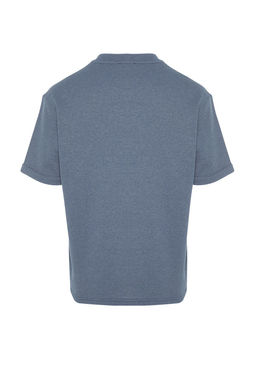 TRENDYOL MAN Siyah Oversize/Genis Kesim K?sa Kol Cepli Etiket Detayl? T-Shirt TMNSS23TS00077 - Trendyolmilla фото 59