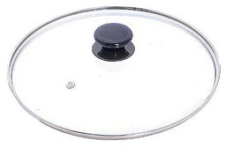 7026 Крышка 26см чер/ручка мет/ободок РОССИЯ (х20)