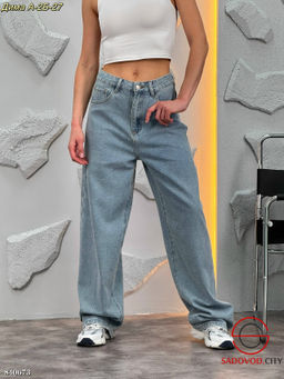 Джинсы с высокой посадкой