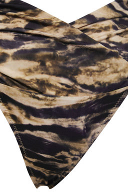 TRENDYOLMILLA Zebra Desenli Ucgen Drapeli Regular Bikini Tak?m? TBESS25BT00027 фото 6