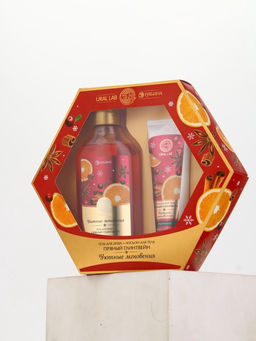 Подарочный набор новогодний Уютные мгновения, гель для душа 300 мл и лосьон для тела 85 мл, URAL LAB