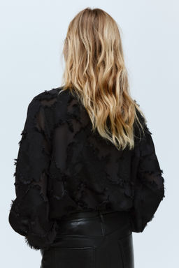 Blusa en tejido jacquard - H&m фото 7
