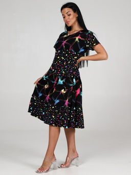 891 ПЛАТЬЕ ЖЕНСКОЕ (Черный) - А-дина фото 4