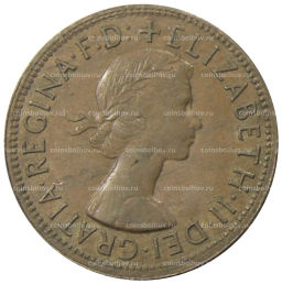 1 пенни 1956 года Австралия