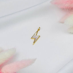 Подвеска перламутровая "Молния" (1 шт)